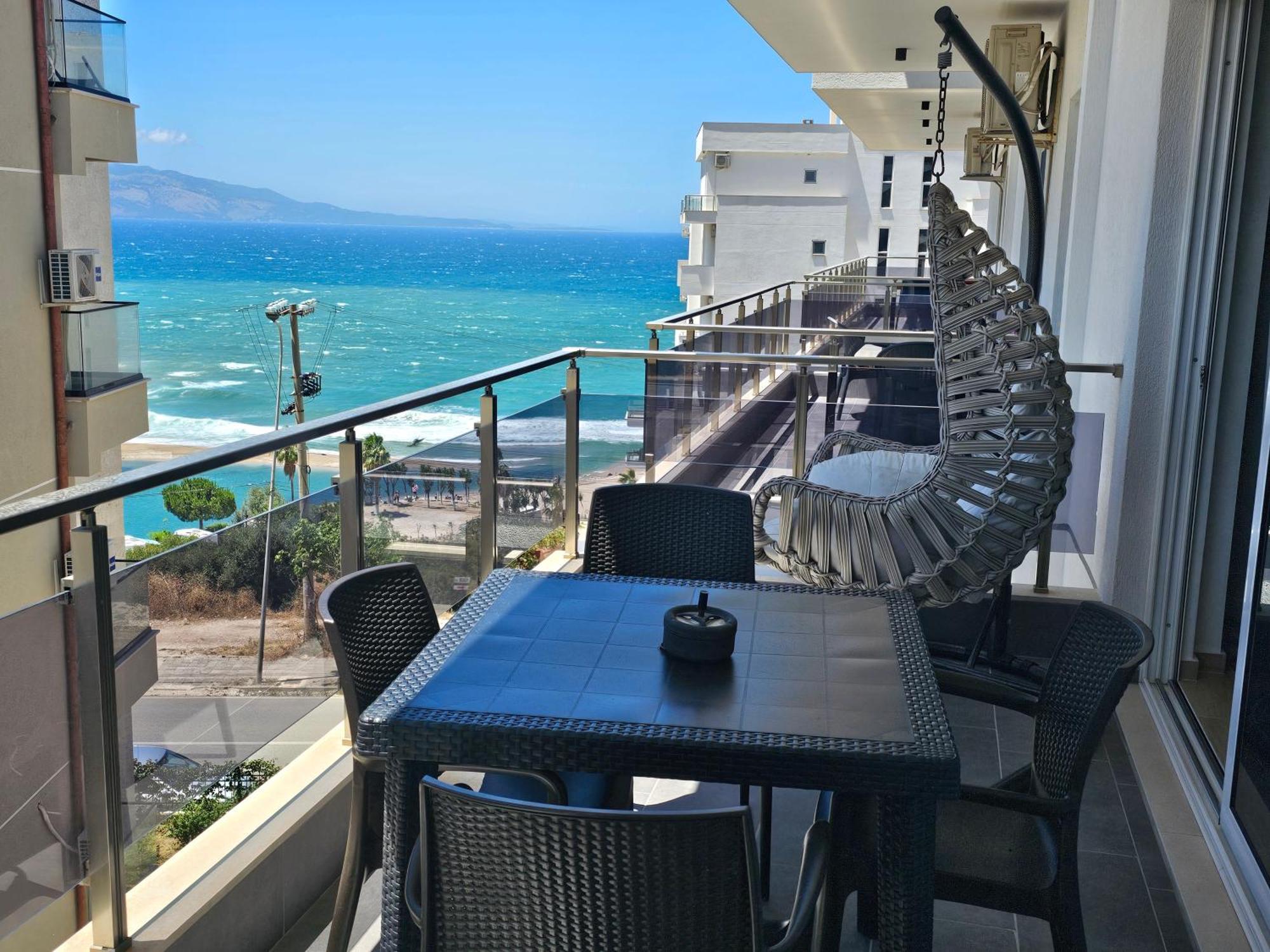 Jusal Sea View Apartment Sarande Exterior photo
